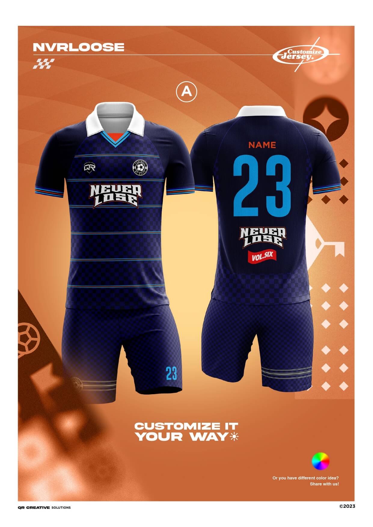 QR Apparel jersey design